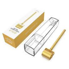 Load image into Gallery viewer, 24K Gold Plated Lux Derma Roller (250 Pins)