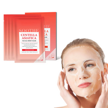 Load image into Gallery viewer, Centella Asiatica Soothing Facial Mask (4-pack)