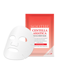 Load image into Gallery viewer, Centella Asiatica Soothing Facial Mask (4-pack)